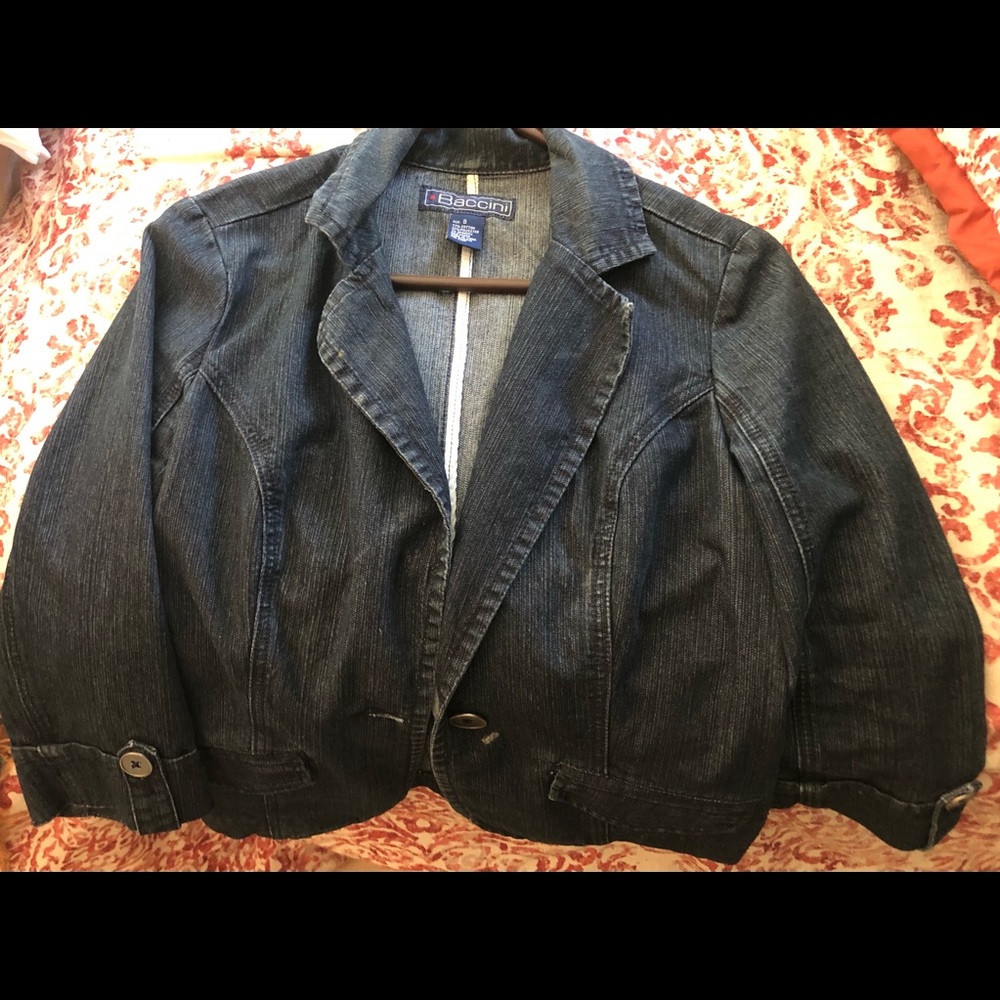Jean jacket by Baccini, small.